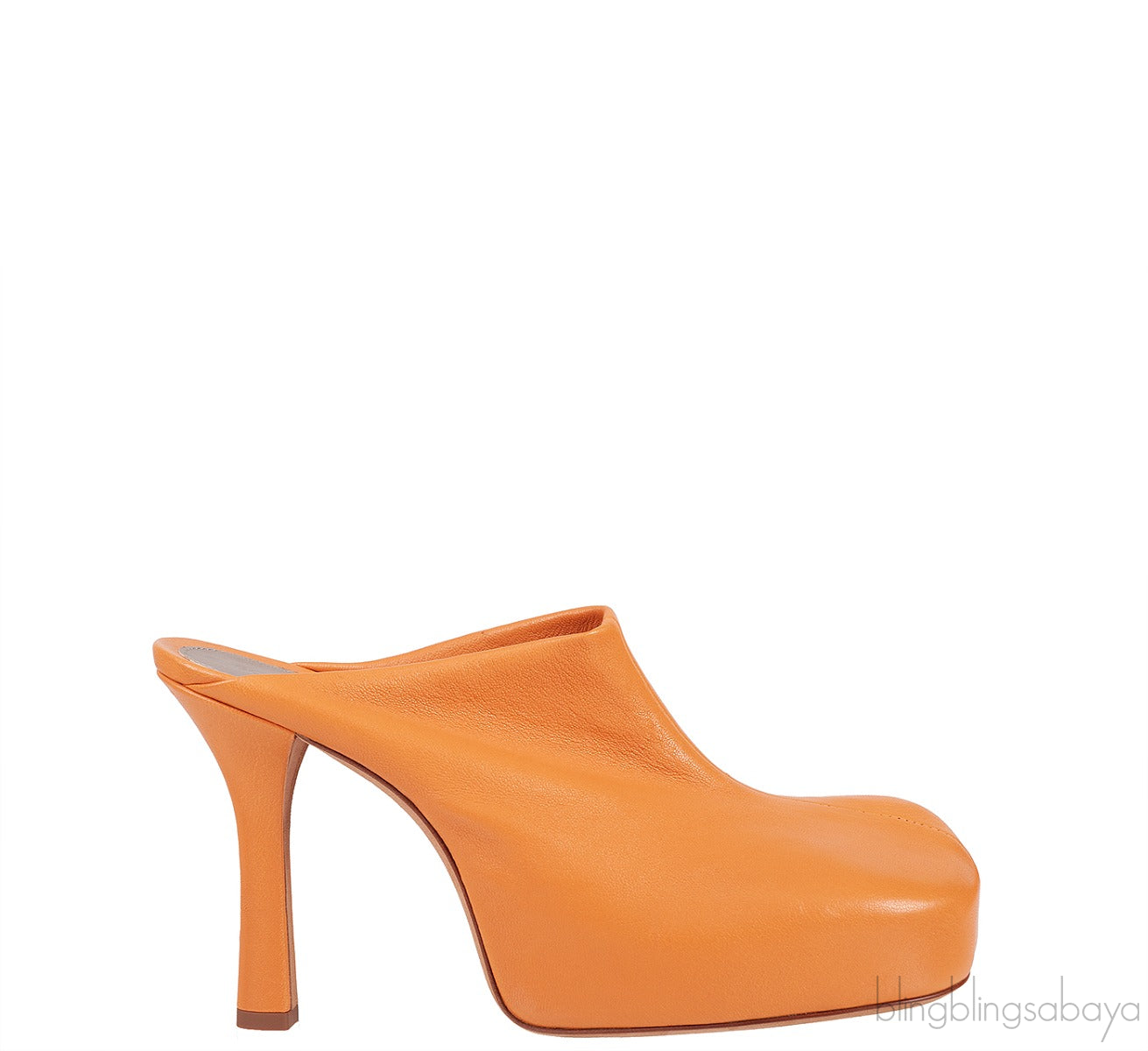 Bottega Veneta Brown Orange Mules & Clogs