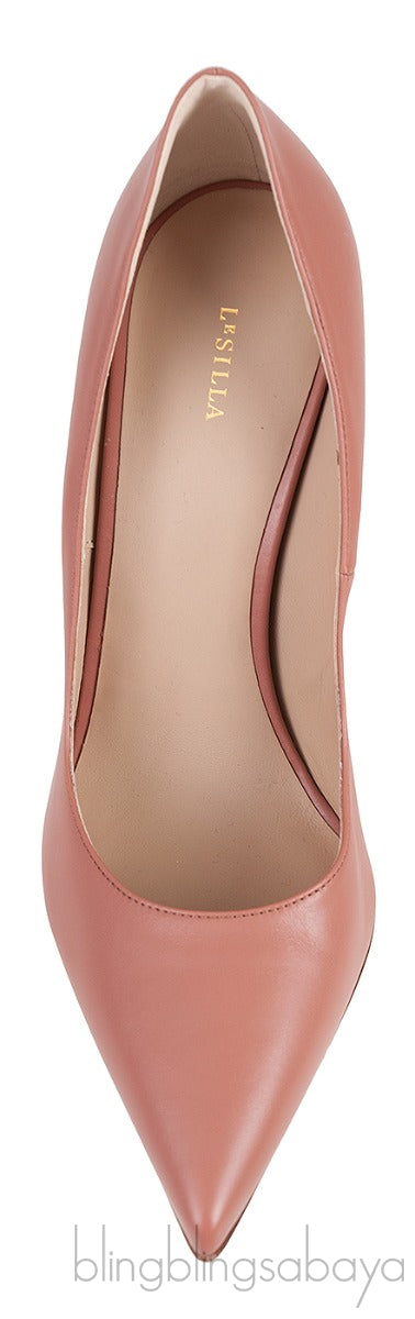 Old Rose Pointed Toe Heels