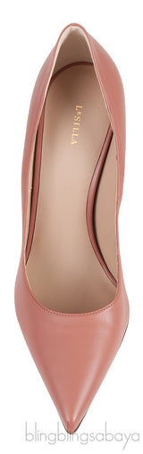 Old Rose Pointed Toe Heels