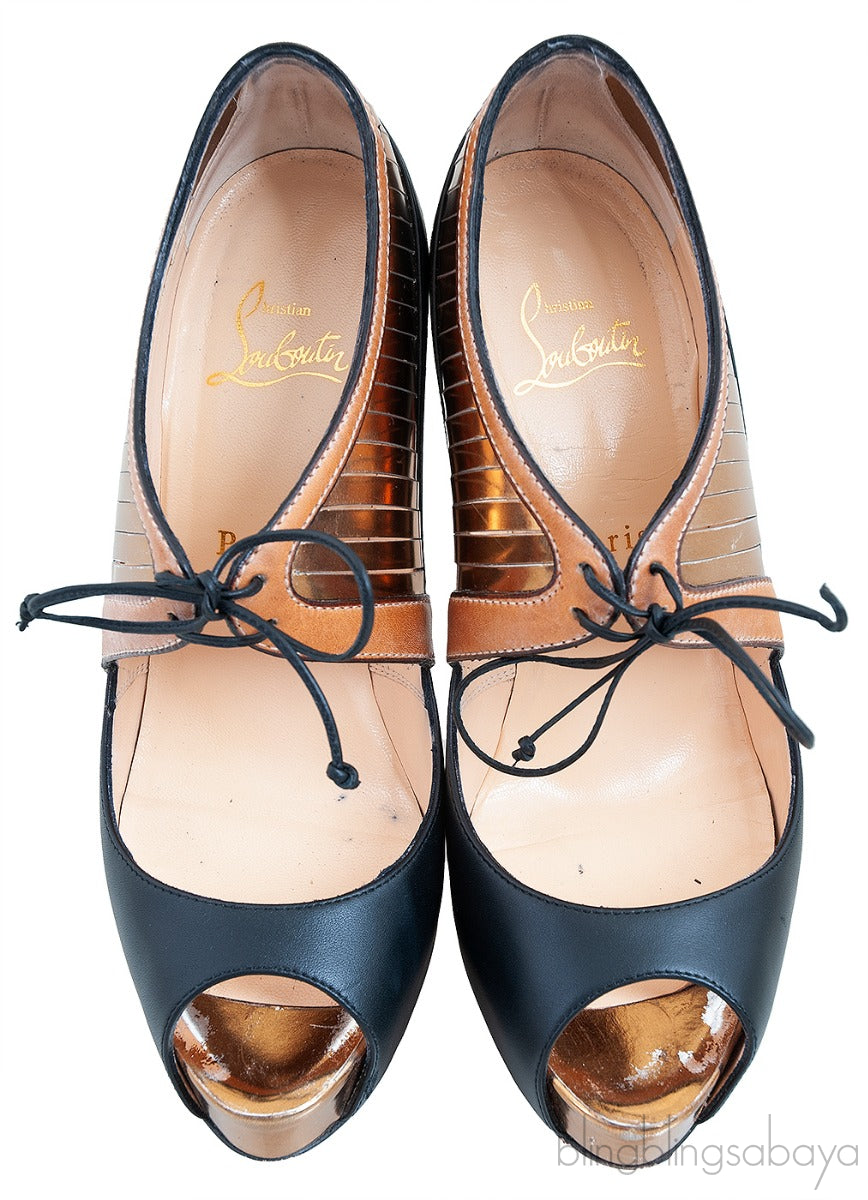 Instrumenta 120 Calf/Spechhio/Pony Leopard Heels