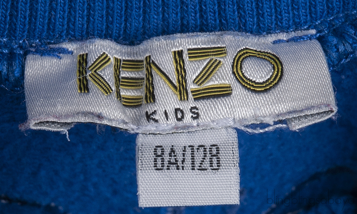 Blue Tiger Embroidered Kids Jacket