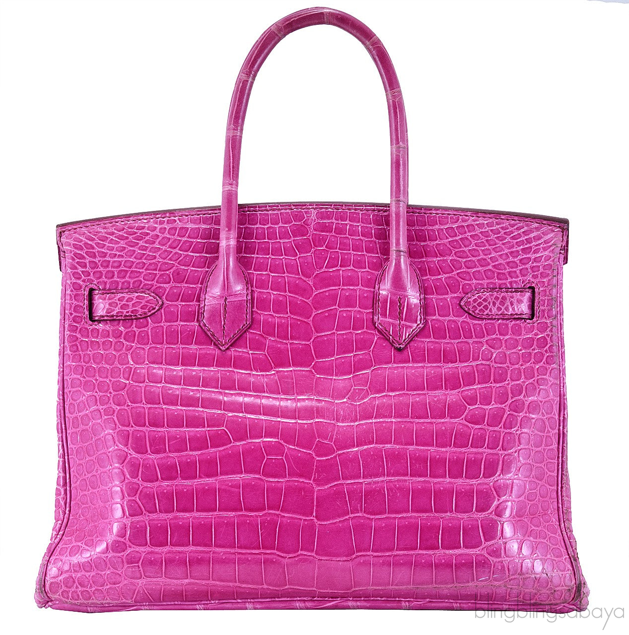 Birkin 30 Fuschia Pink Crocodile