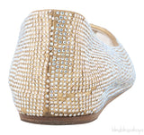 Crystal Embellished Ballet Flat
