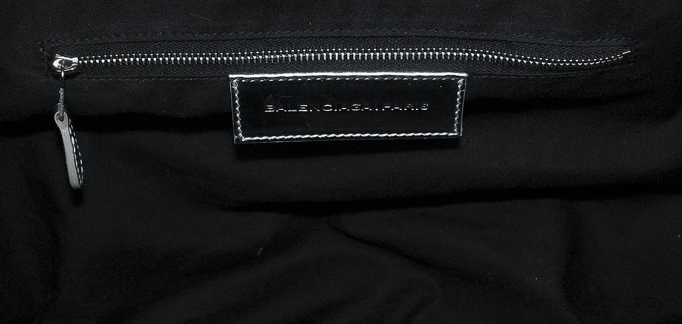 Silver Medium Bowling Bag