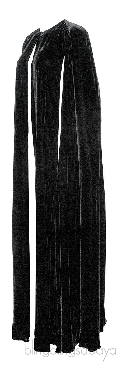 Black Velvet Cape