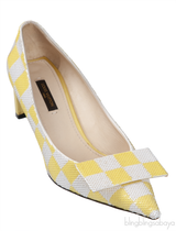 Louis Vuitton Bi-color Sequin Magic Square Satin Pump