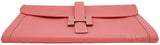 Jige Oversize Clutch Epsom Flamingo