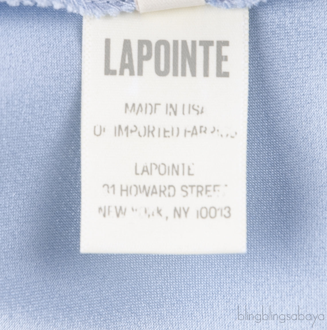 Powder Blue Long Sleeve Satin Dress