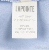 Powder Blue Long Sleeve Satin Dress