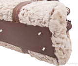 Persian Lamb Fur Satchel Handbag