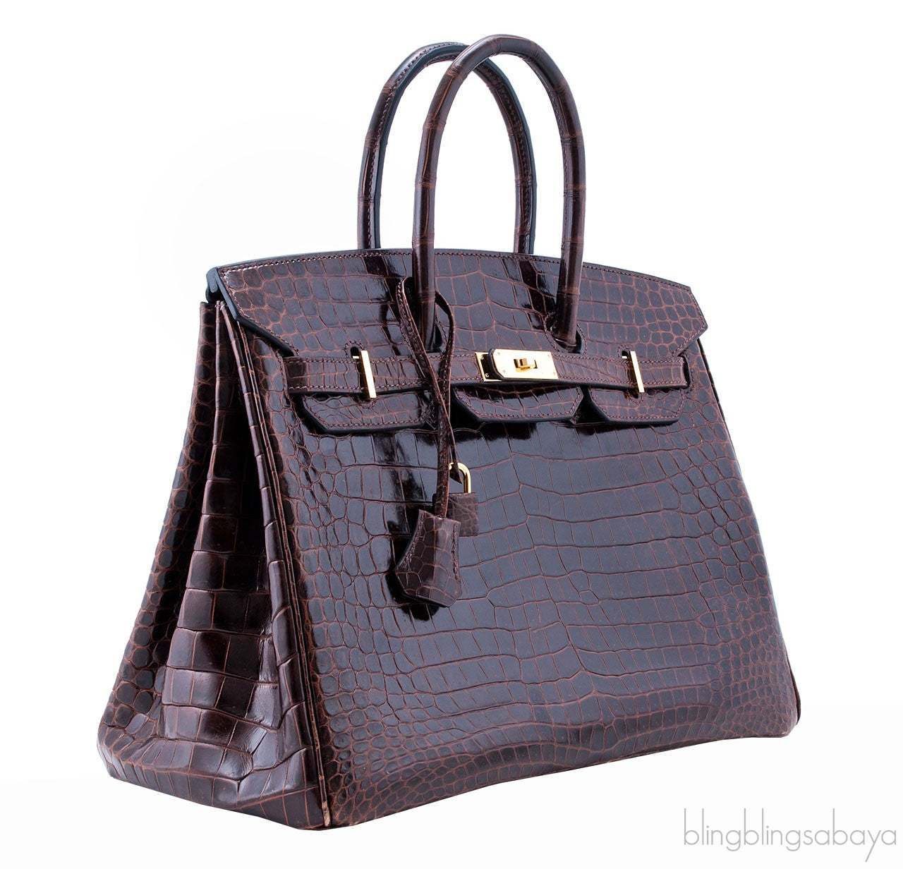 Birkin 35 Havanne Shiny Croco