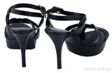 Tribute Low Heel Patent Sandal