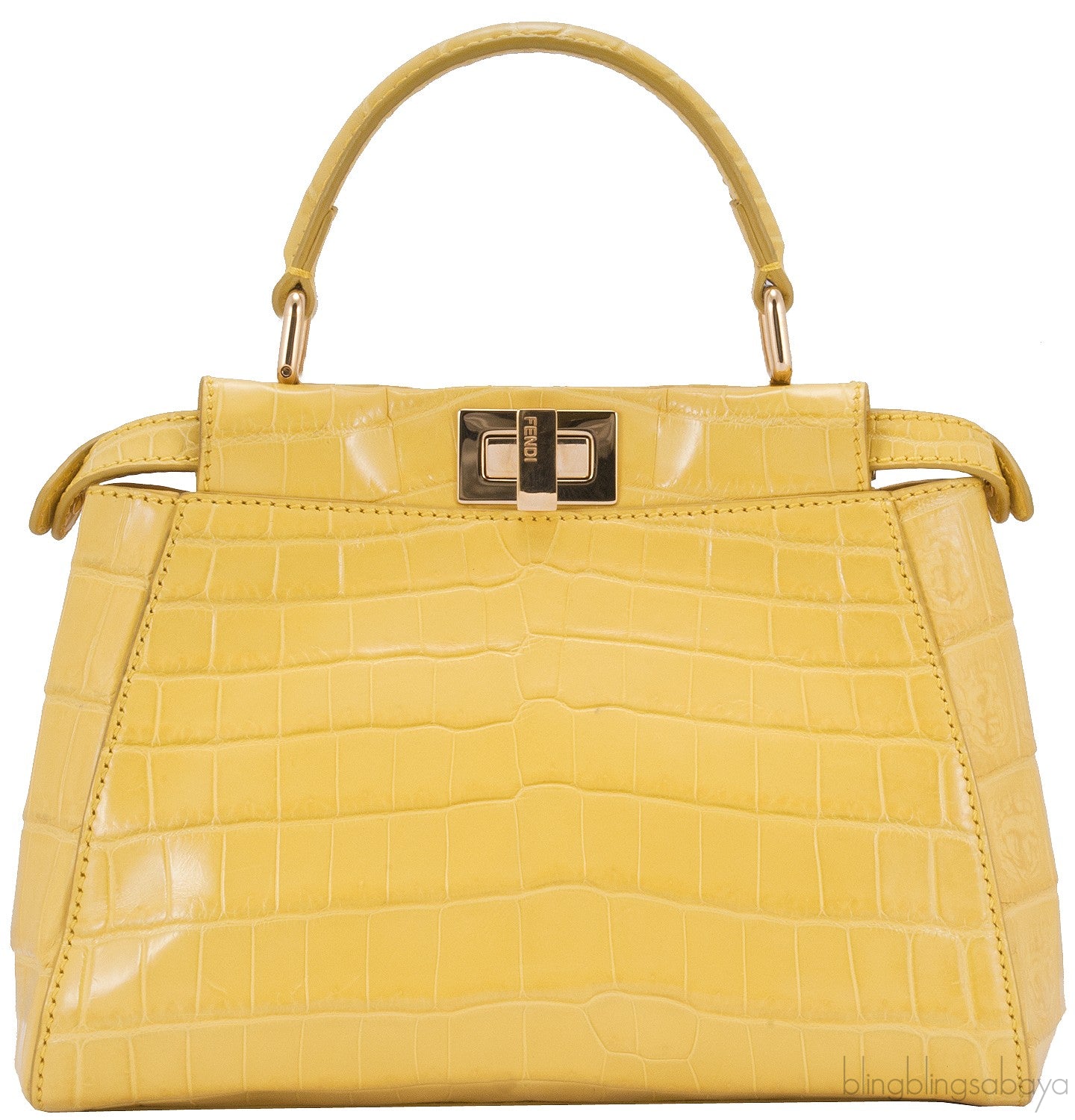 Mini Yellow Crocodile Peekaboo