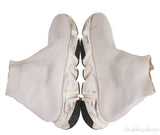 White Speed Stretch-knit High Top Kids Sneakers