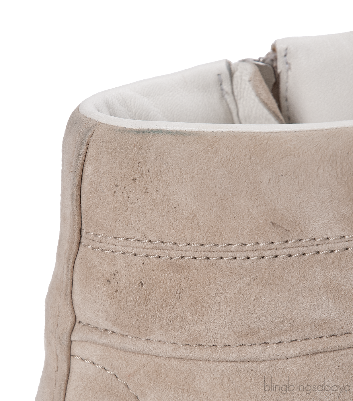 Prada Grey Suede Wedge Sneakers