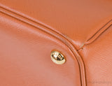 Papaya Parabole Saffiano Bag