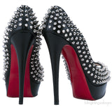 Lady Peep Toe Spikes 150 Pump