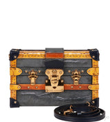 Louis Vuitton Grey Printed Petite Malle GHW