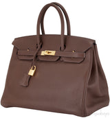 Birkin 35 Choco Brown Togo GHW