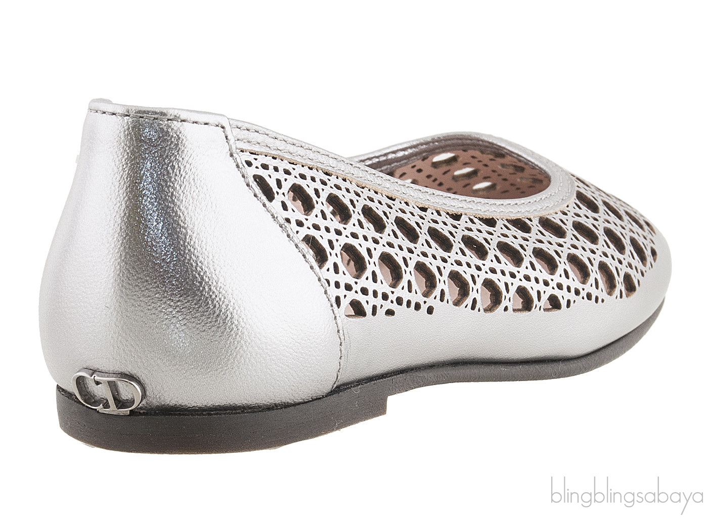 Laser Cut Cannage Girls Flat
