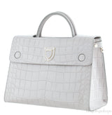 Diorever Grey Crocodile Medium Bag
