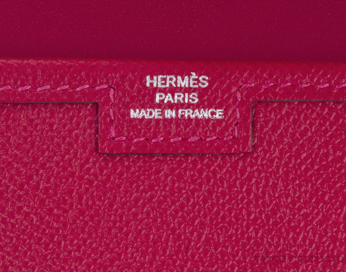 Jige Rouge Casaque Epsom Clutch GM