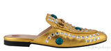 Princetown Jewelled Metallic Gold