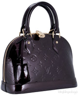 Alma BB Monogram Vernis Amarante