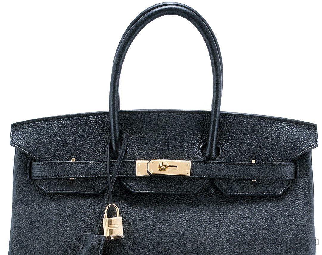 Birkin 35 Black Togo GHW