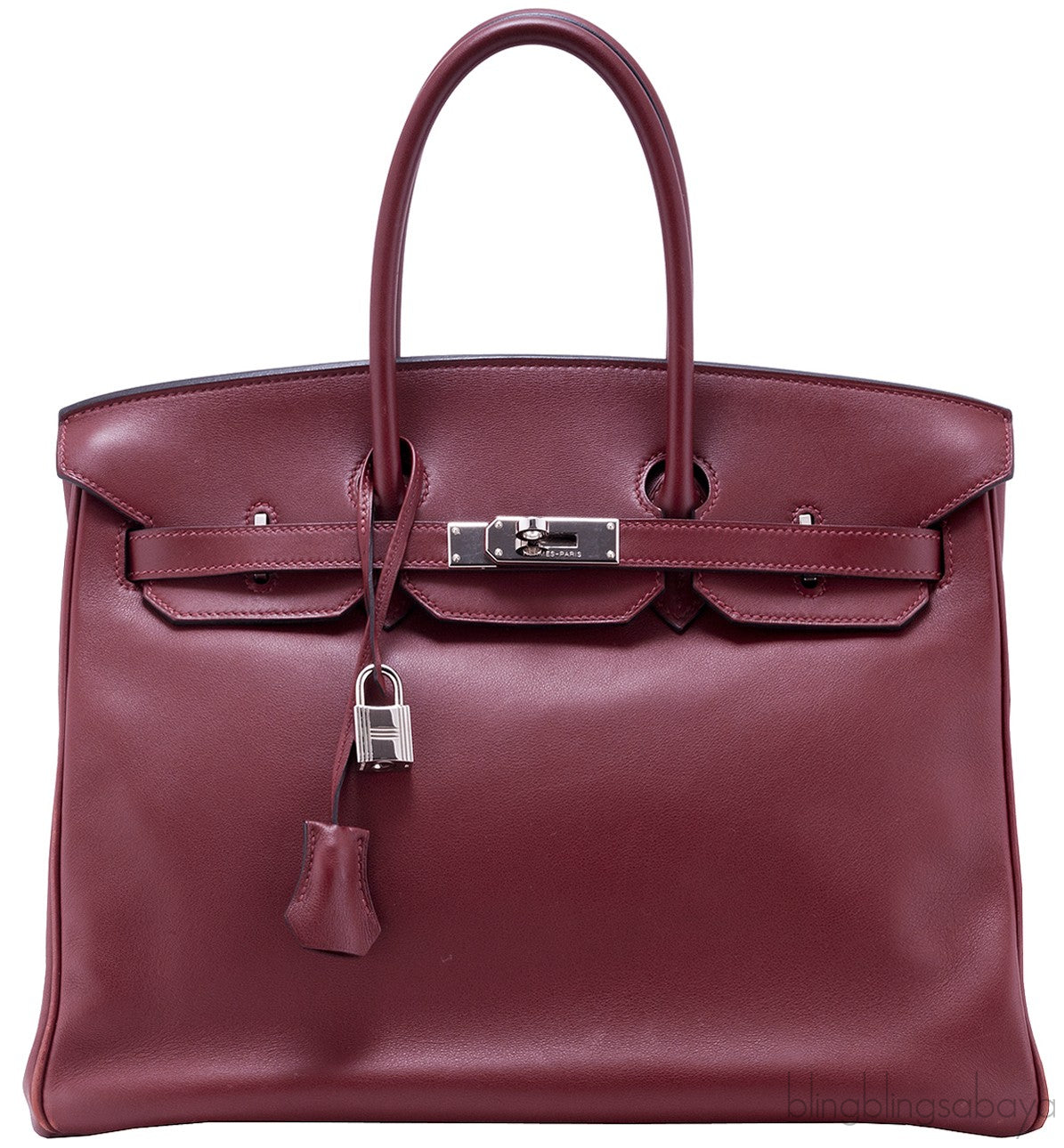 Birkin 35 Rouge Ash Swift PHW