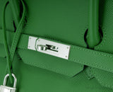 Birkin 35 Vert Bengale Epsom PHW