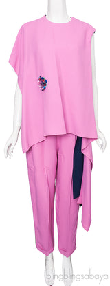 Asymmetric Top and Trousers