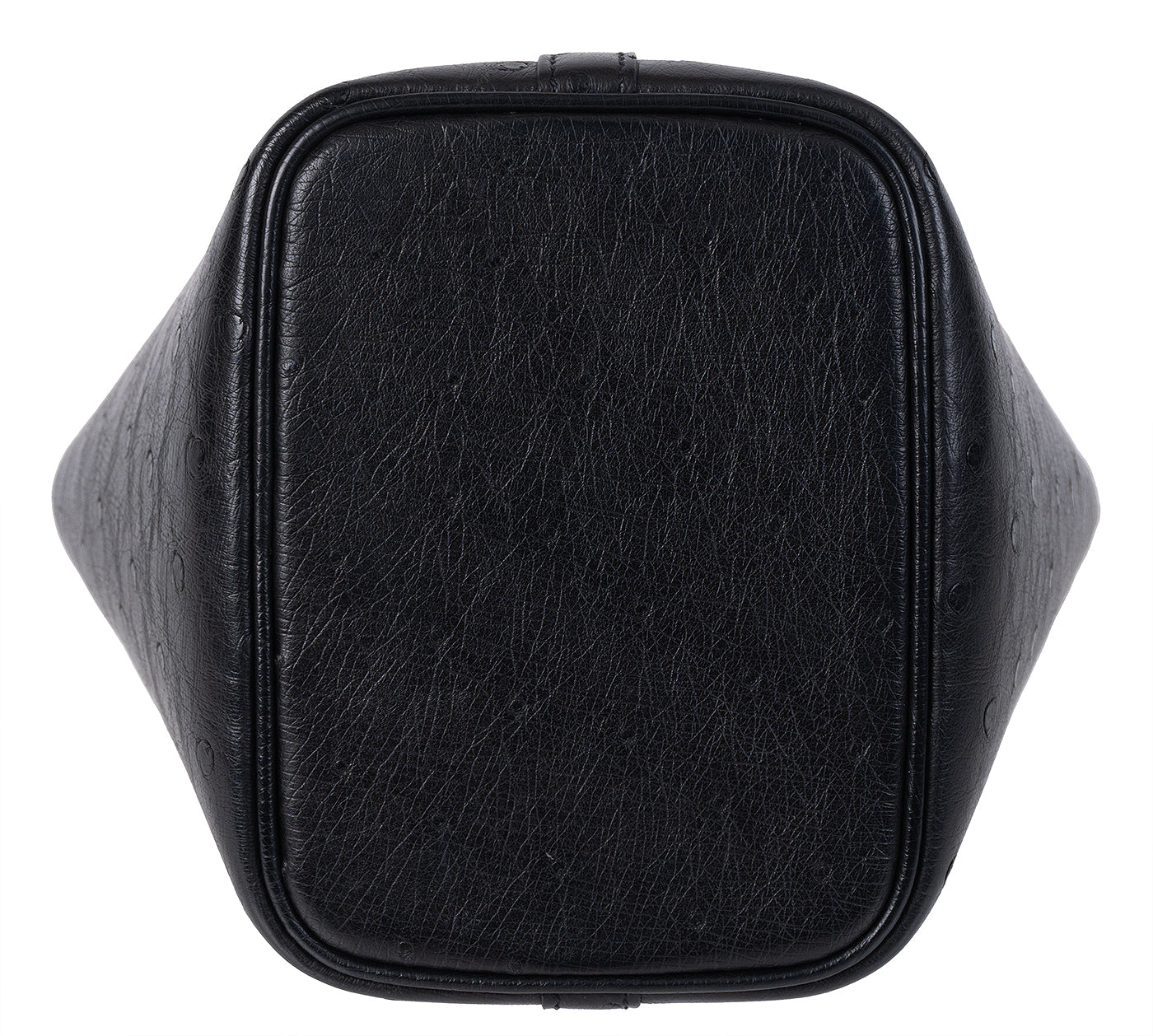 Hermes Picotin Lock 14 Black Ostrich Bag GHW