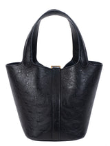 Hermes Picotin Lock 14 Black Ostrich Bag GHW