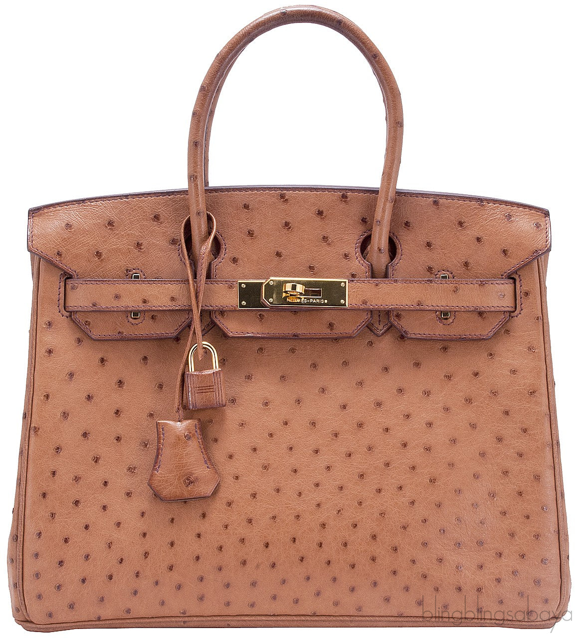Birkin 30 Cognac Ostrich GHW