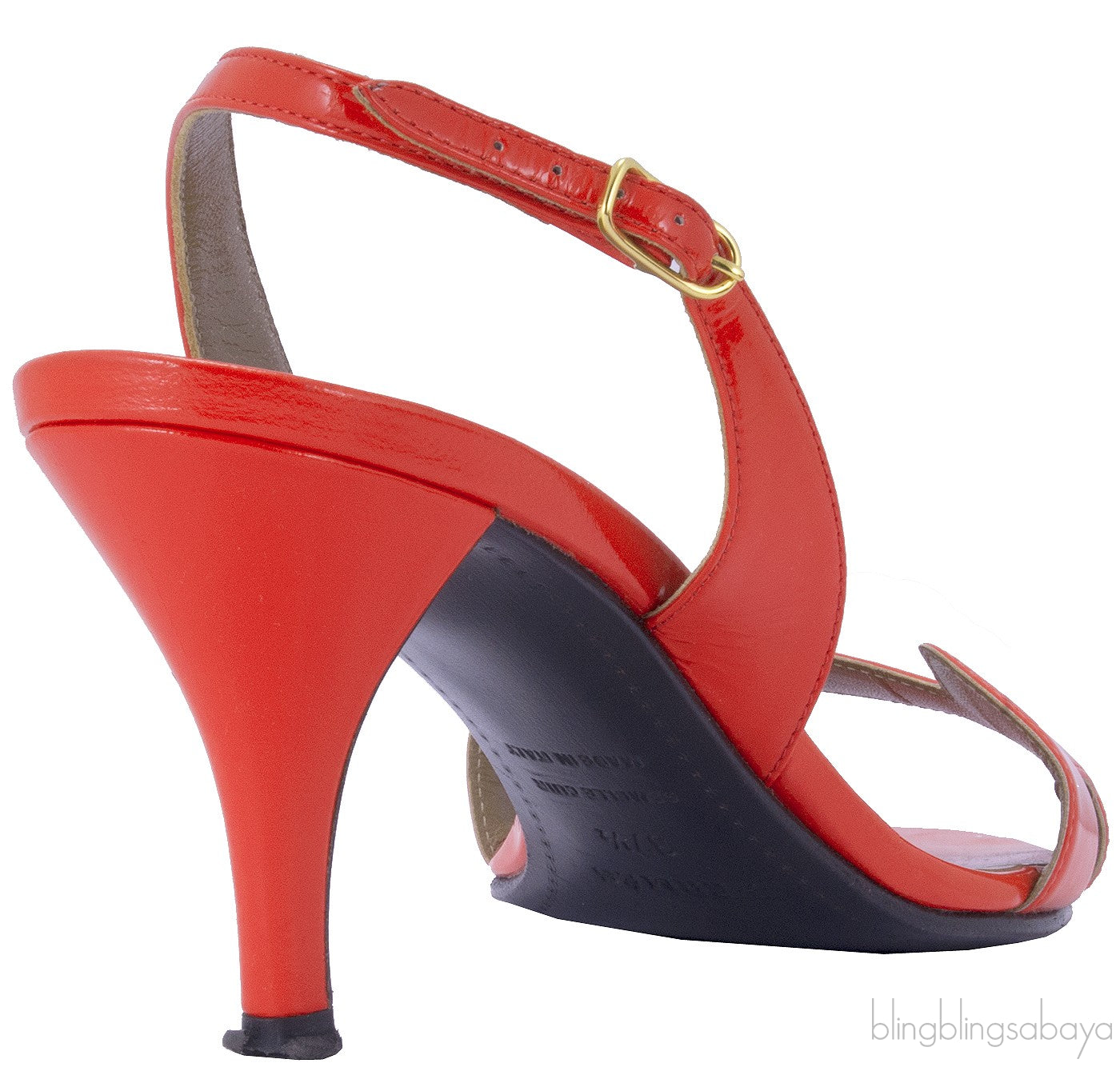 Night 70 Red Orange Slingback