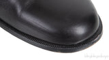 Black Rom Chic Flat Studded Boots