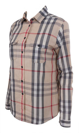 Burberry Brit Checkered Long Sleeve Shirt S