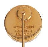 Hermes Corozo Pin Brooch