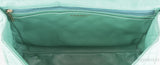 Green Quilted Single Flap Maxi GHW