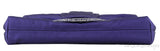 Blue Violet Satin Clutch