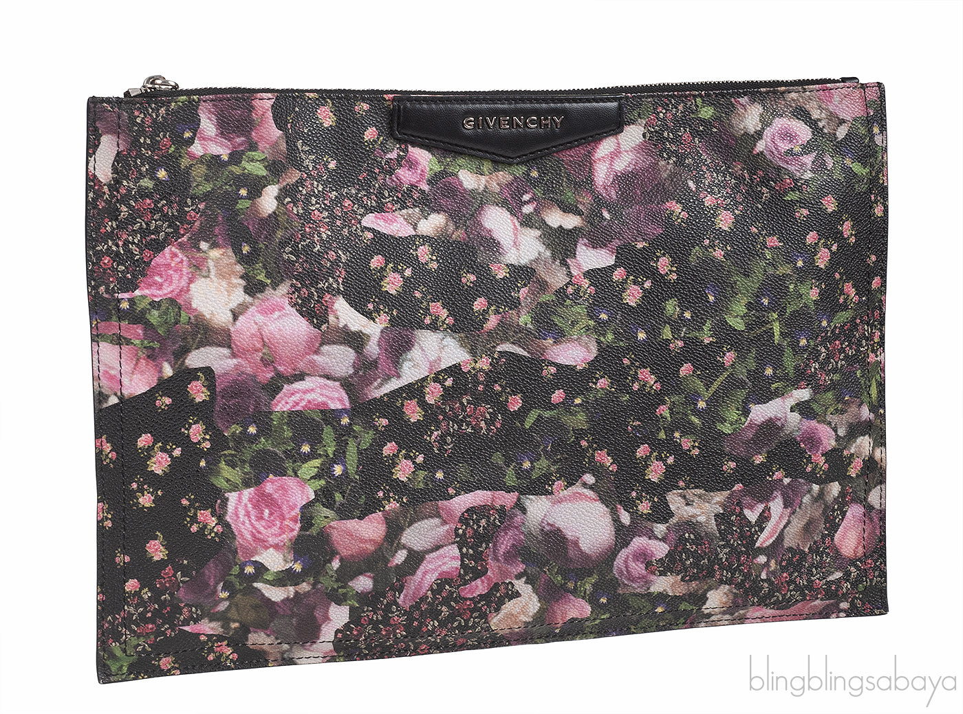 Givenchy Floral Print Large Clutch