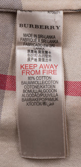 Burberry Brit Checkered Long Sleeve Shirt S