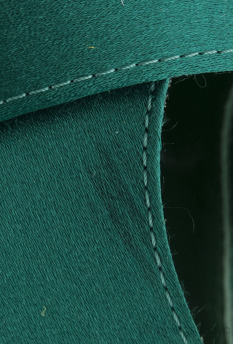 Tartonacri Emerald Satin Heels