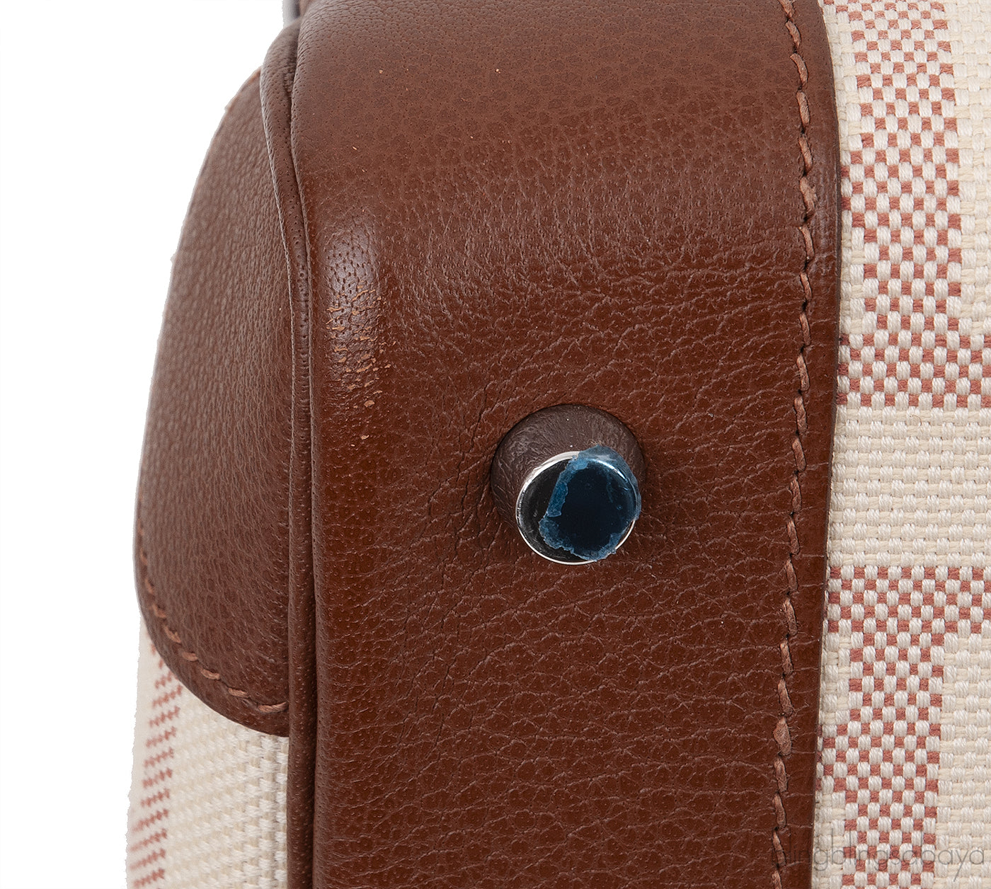 Birkin 35 Mosaic Canvas Buffalo PHW