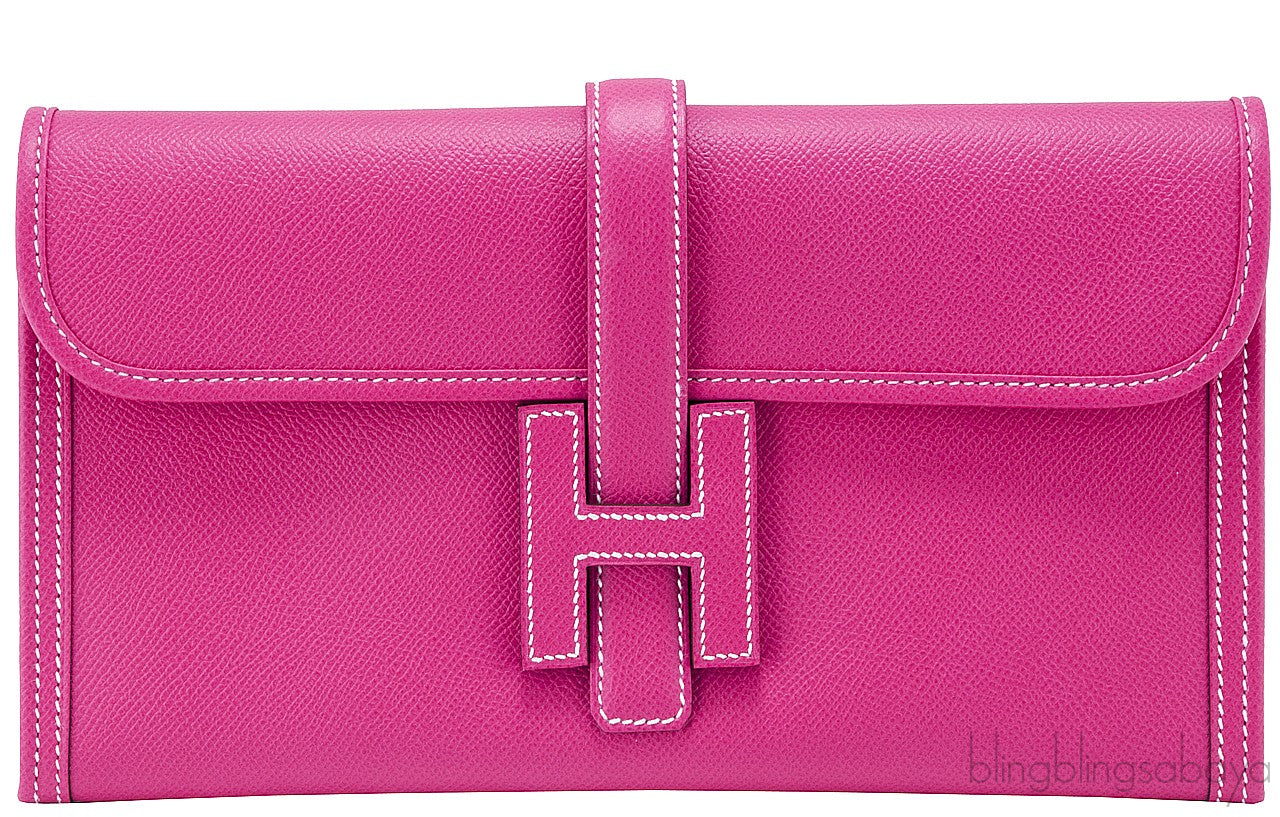Jige Elan Clutch Rose Tyrien