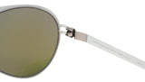 MYKITA & BERNHARD WILLHELM  White Blue Mirrored Lens Sunglasses