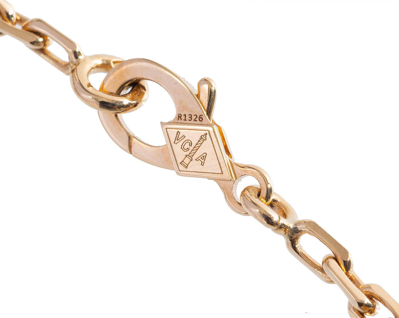Van Cleef & Arpels Vintage Alhambra 20 Motifs Rock Crystal Long Necklace