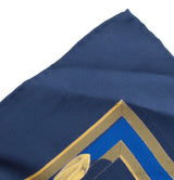 Blue LA RONDE DES JOCKEYS SCARF