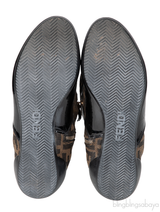 Fendi FF Brown Monogram Boots